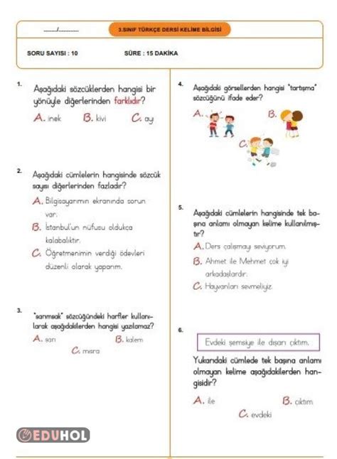türkçe test online